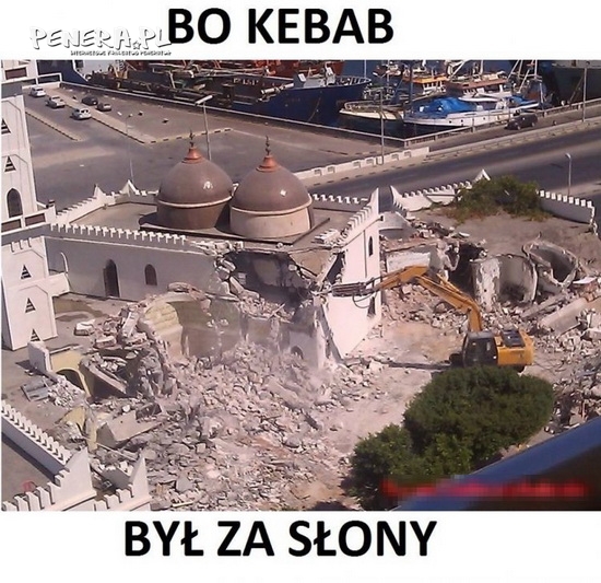 Bo kebab był za słony