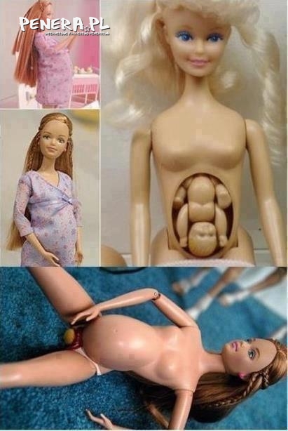 Ciężarna Barbie