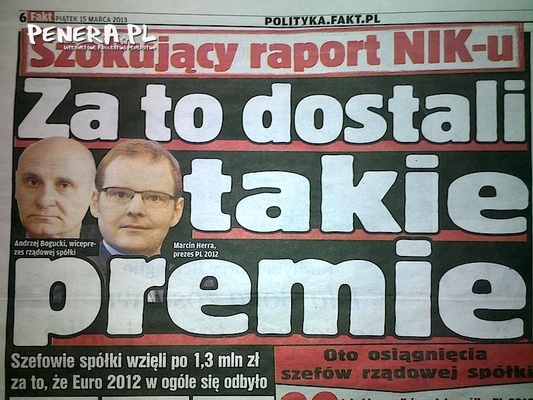 Kto by nie chciał takiej premii