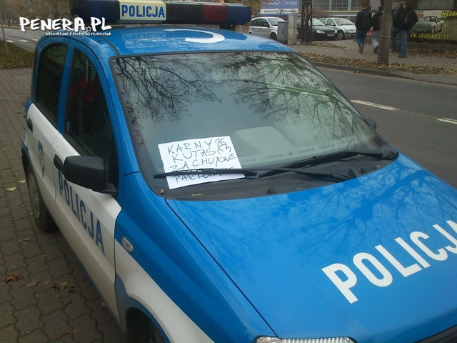 Karny kut*s dla policji