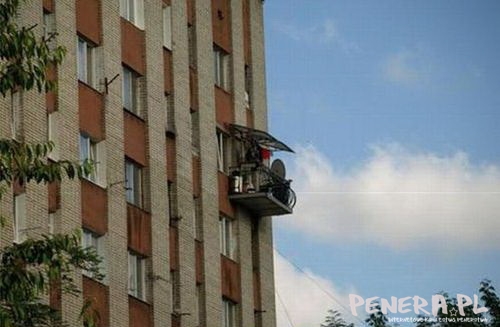 Balkon własnej konstrukcji