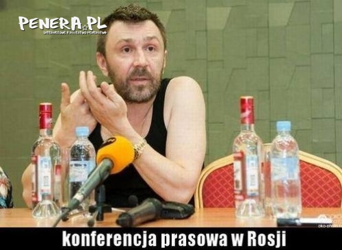 Konferencja prasowa w Rosji