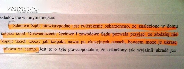 Sąd to ma dopiero doświadczenie życiowe