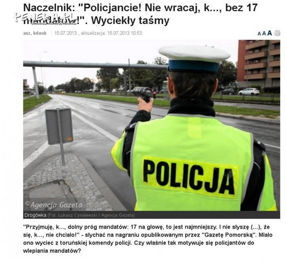 Bez mandatów nie mają co wracać na komendę