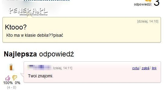 No i się dowiedział