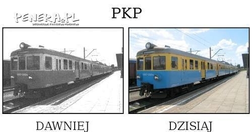 PKP kiedyś i dziś