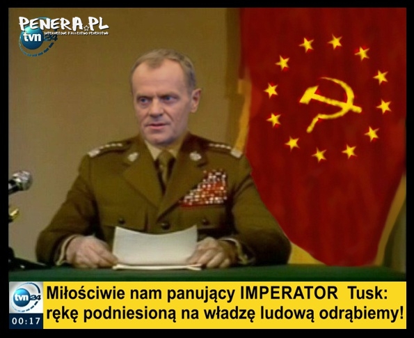 Imperator Tusk przemawia