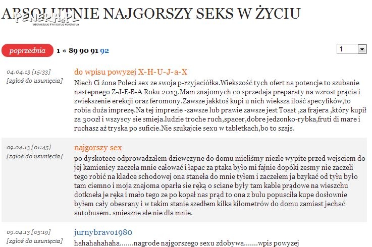 Najgorszy sex