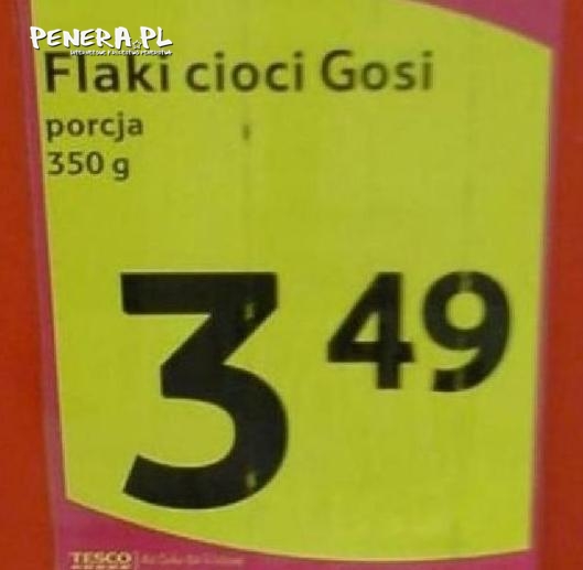 Flaki cioci Gosi