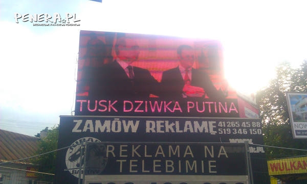 Tusk zamówił sobie reklamę