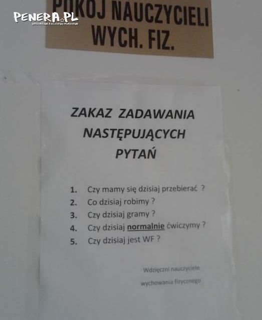 Tych pytań nie zadawaj WFiście