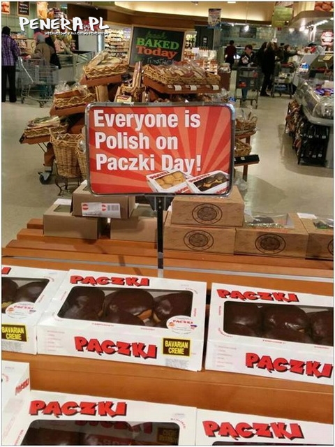 Paczki Day w brytyjskim markecie