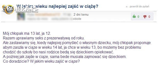 W jakim wieku najlepiej zajść w ciążę