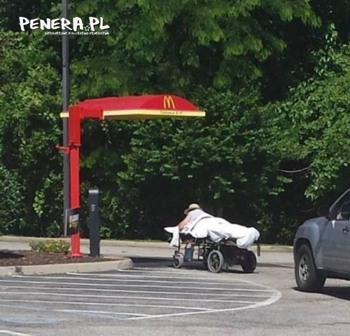 A na McDrive jeździ się tak