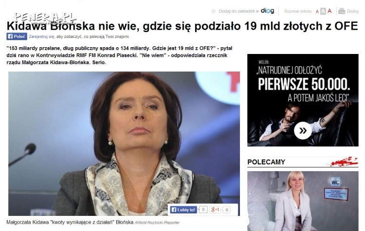 Ona nie wie co się stało z 19 MLD