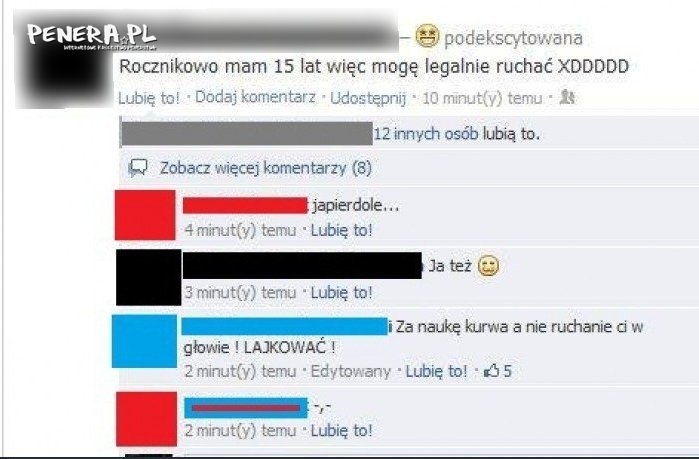 Cóż za szczęście 15 latki