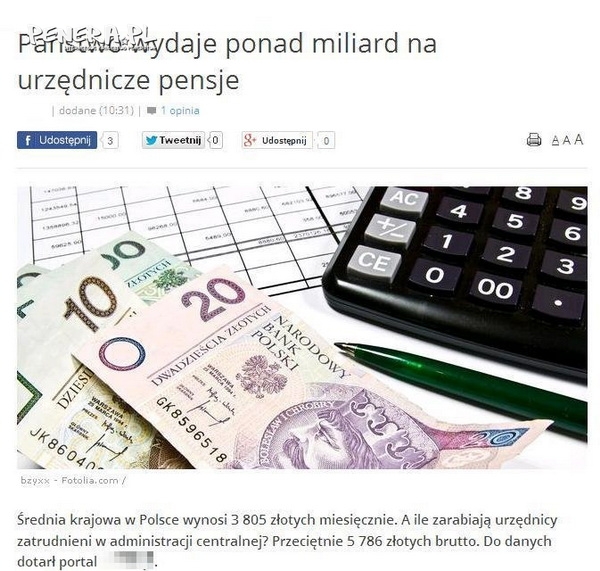 Miliard tyle kosztują pensje urzędników