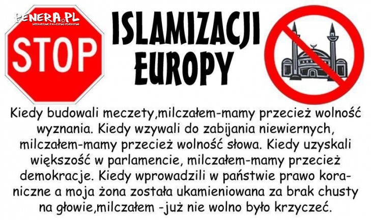 Stop islamizacji Europy