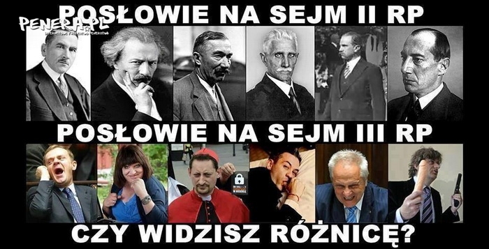 Posłowie na sejm kiedyś i dzisiaj