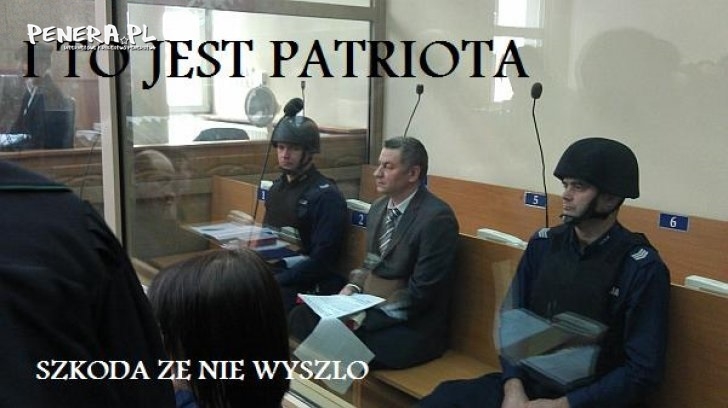 Chciał bronić kraj przed złodziejami