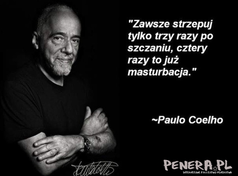 Zawsze strzepuj tylko trzy razy