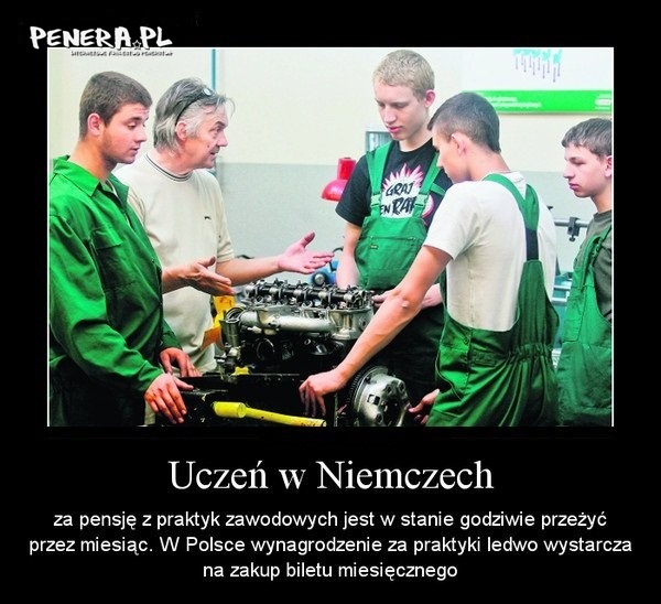 Polski kontra niemiecki uczeń