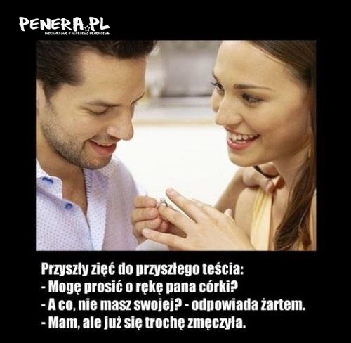 Kawał - Przyszły zięć do teścia