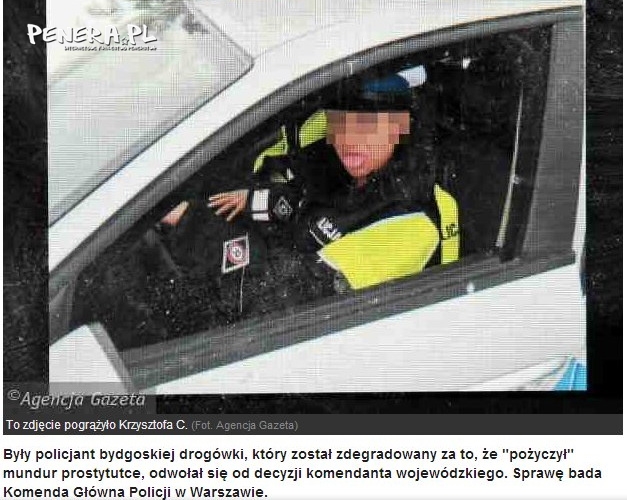 Rozrywkowy policjant