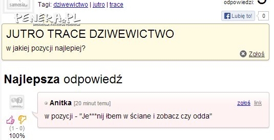 Najlepsza pozycja żeby stracić dziewictwo